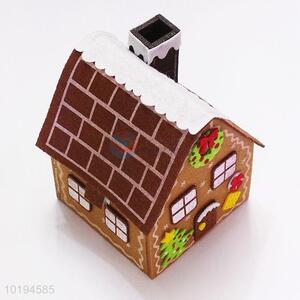 New Design Christmas Holiday Mini Kids Gift Candy Bags in House Shape