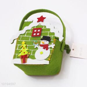 China Factory Felt Hand Bag Cute Christmas Kid Bag in House Shape