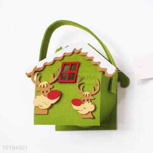 Fashion Style Felt Hand Bag Cute Christmas Kid Bag in House Shape