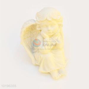 Short Wings Sleeping Resin Cherub