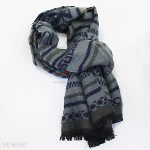 Good quality warm men acrylic scarf