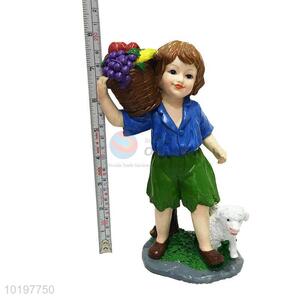 Wholesale Decorative Kid Shaped Polyresin Craft