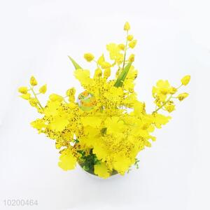 Top Selling Yellow Artificial Flower for Decoration