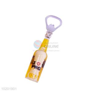 Hot-selling popular beer bottle shape fridge magnet