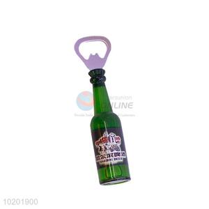 Cheap new style beer bottle shape fridge magnet