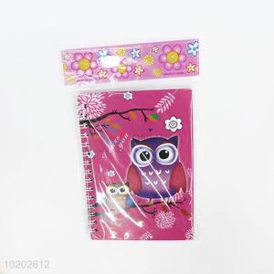 Cute Cartoon Owl Spiral Notebook