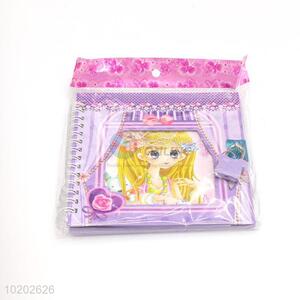 Yellow-haired Girl Pattern Spiral Notebook