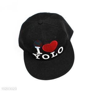 New Design Black Baseball Cap With Embroidery Logo