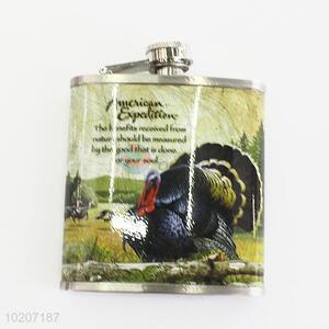 New Model Stainless Steel Plastic Square Bottom Hip Flask