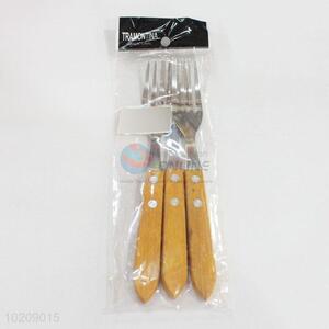 Promotional Custom Stainless Iron 5 Pcs Dessert Cake Fruit Forks Set Tableware