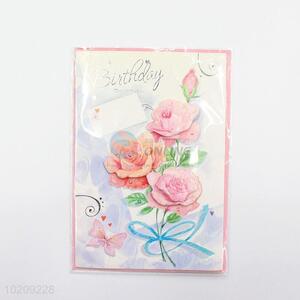 Wholesale fashionable low price birthday greeting card