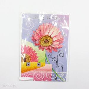 Popular factory price sunflower birthday greeting card