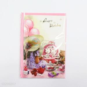 Wholesale top quality fashionable birthday greeting card