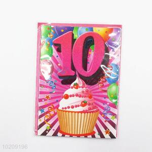 Best popular style cheap cute cake greeting card