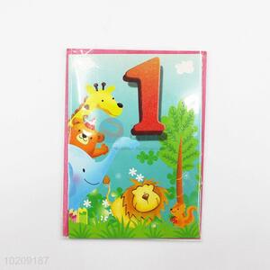 Wholesale low price cute animals greeting card