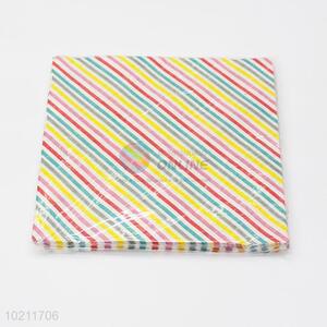 Colorful stripe napkin tissue/napkin paper