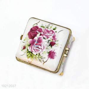 High Quality Vintage Jewlery Box Ceramic Jewel Case