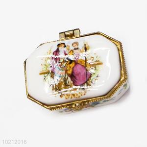 Cheap Price Valentine Gift Ceramic Jewelry Box