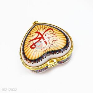 Fashion Style Heart Shaped Porcelain Jewelry Box/Case