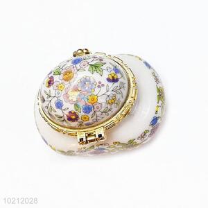 Popular Flowers Printed Porcelain Jewelry Box/Case for Sale