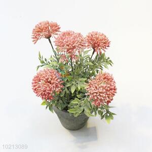 Low price cute beautiful 3pcs simulation flower bonsai