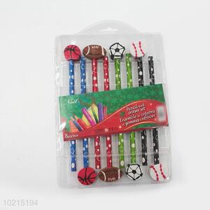 Factory Sales Pencil With Ball Shpae Eraser