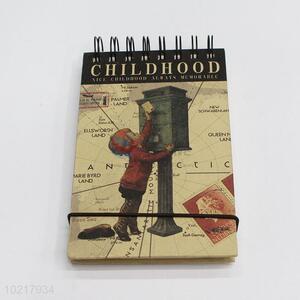 Cute Style Childhood Printed Paper Cover Notebook