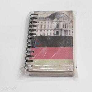 Fashionable German Flag Printing Cover Student Notebook Memo Black Coil Notebook