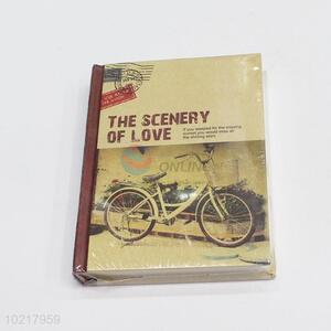 Top Quality Beautiful Printed Notebook Bicycle Pattern Notebook