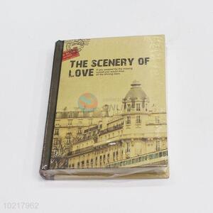 Simple Printed Famous Building Pattern Notebook for Office and School