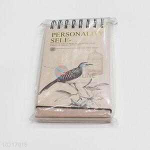 Factory Direct Bird Pattern Cover Recycled Paper Notebook