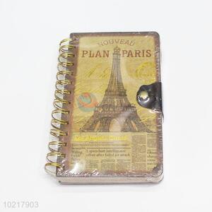 Wholesale Nice Eiffel Tower Pattern Notebook Gift Stationery