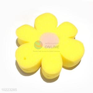 Best Selling Yellow Flower Shape Shower Sponge