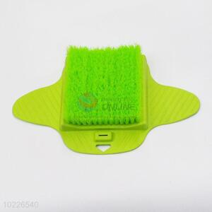 Household green soft foot brush with suckers