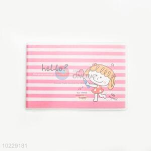Cheap And High Quality Yellow Hair Girl Pattern Small Notebook