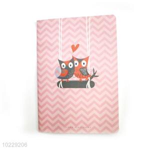 New Useful A Pair Of Lovely Owls Pattern Notebook