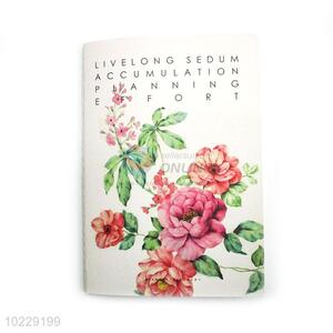 New Advertising Classic Red Flowers Cover Notebook