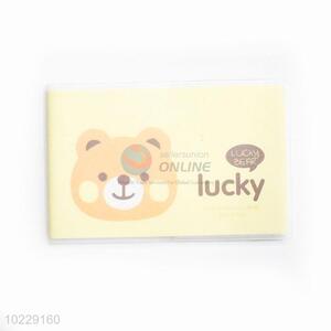 Promotional Wholesale Animal Small Notebook With Gum Cover