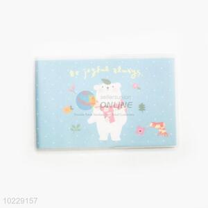 China Wholesale Lovely Bear Small Notebook With Gum Cover
