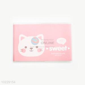 Best Sale Sweet Cat Small Notebook With Gum Cover