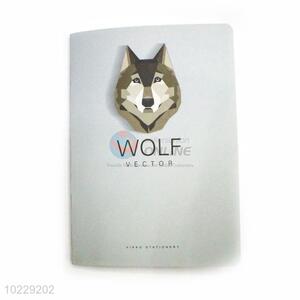 Very Popular Wolf Head Pattern Notebook