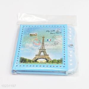 New Tower Pattern Cardboard Cover Notebook with Password