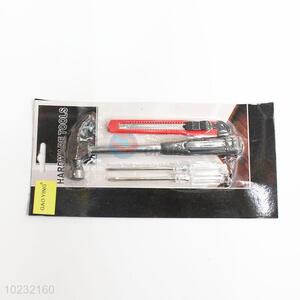 Wholesale low price art knife/hammer/screwdriver hardware tool set