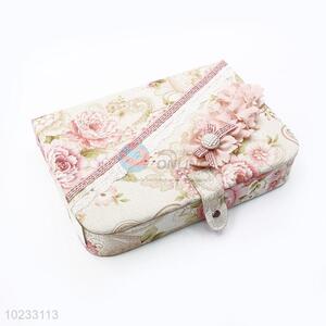 Hot Selling Flower Decoration Jewelry Storage Box For Girl