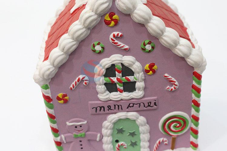 New product top quality cool christmas house shape money box