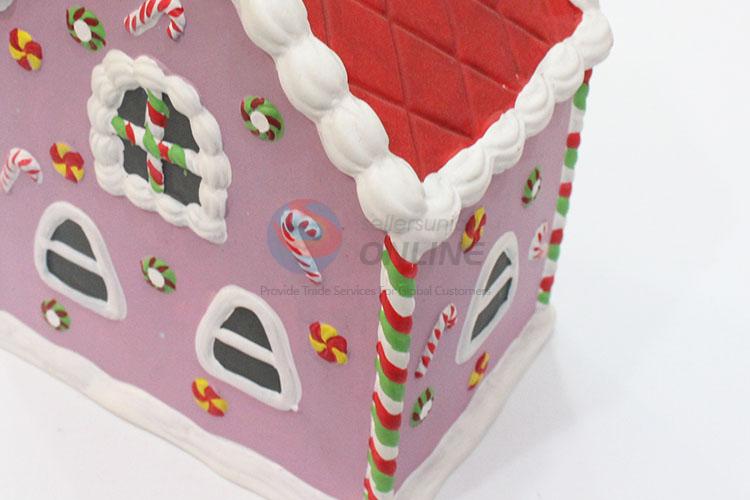 New product top quality cool christmas house shape money box