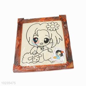 Low price best sales wooden-frame mud painting