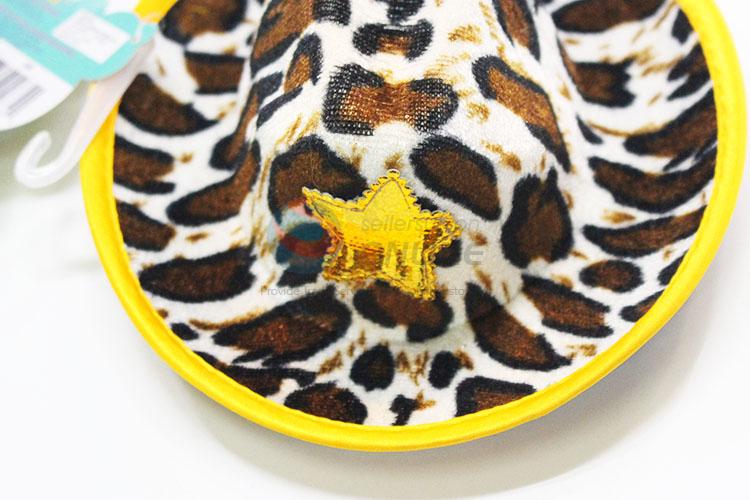Good quality decorative leopard billycock