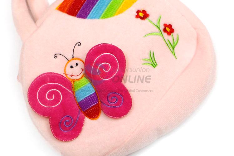 Unique Design Butterfly Pattern Plush Cartoon Bag