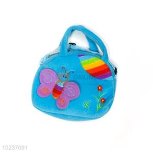 Fashion Colorful Embroidered Plush Hand Bag